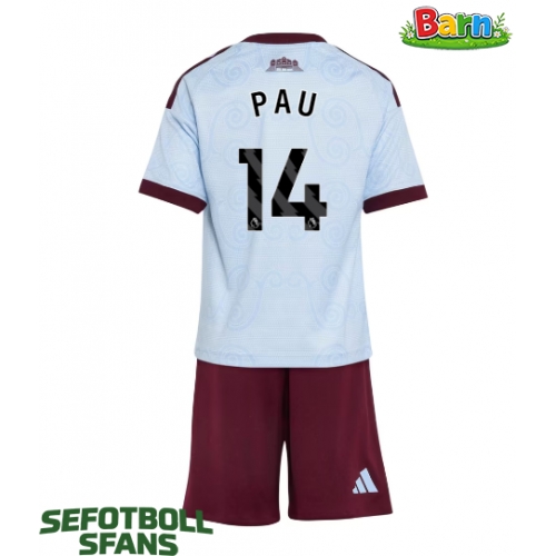 Aston Villa Pau Torres #14 Tredjeställ Barn 2026-27 Kortärmad (+ Korta byxor)